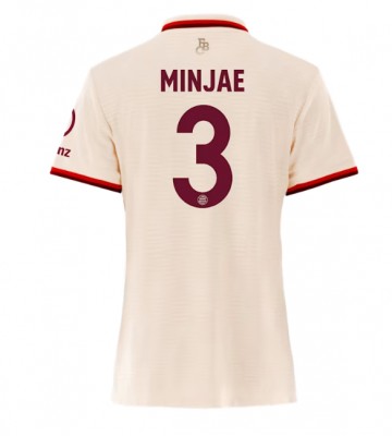 Bayern Munich Kim Min-jae #3 Replika Tredjetrøje Dame 2024-25 Kortærmet